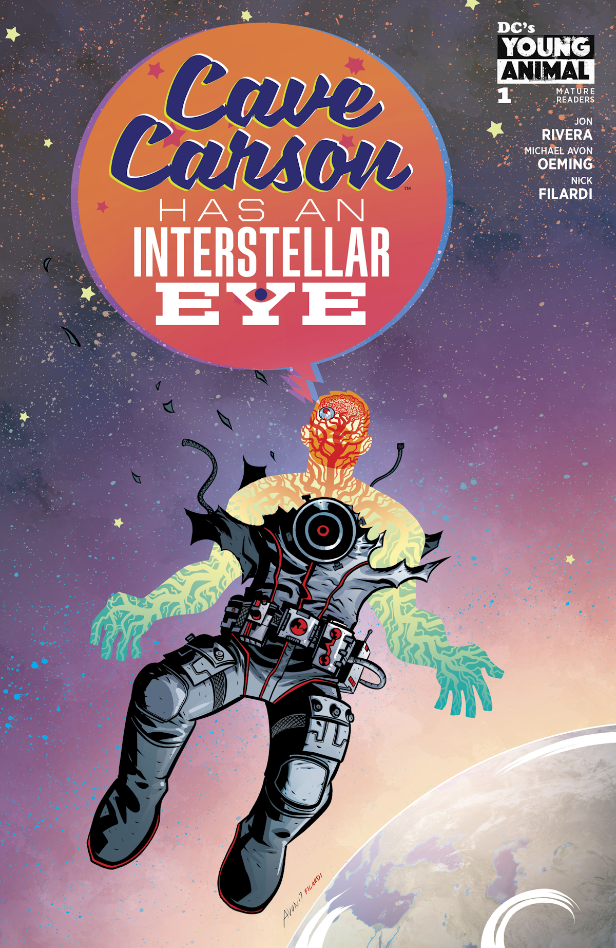 Cave Carson Has an Interstellar Eye 1 (Cover A)